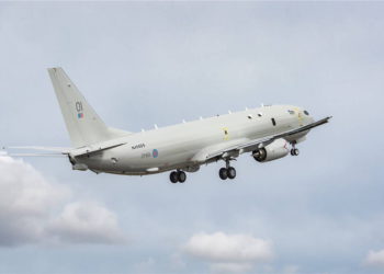 Boeing lanzó el video del primer vuelo del Poseidón P-8A del Reino Unido