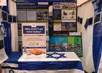 El stand israelí en Australia Crédito: Cortesía del fotógrafo