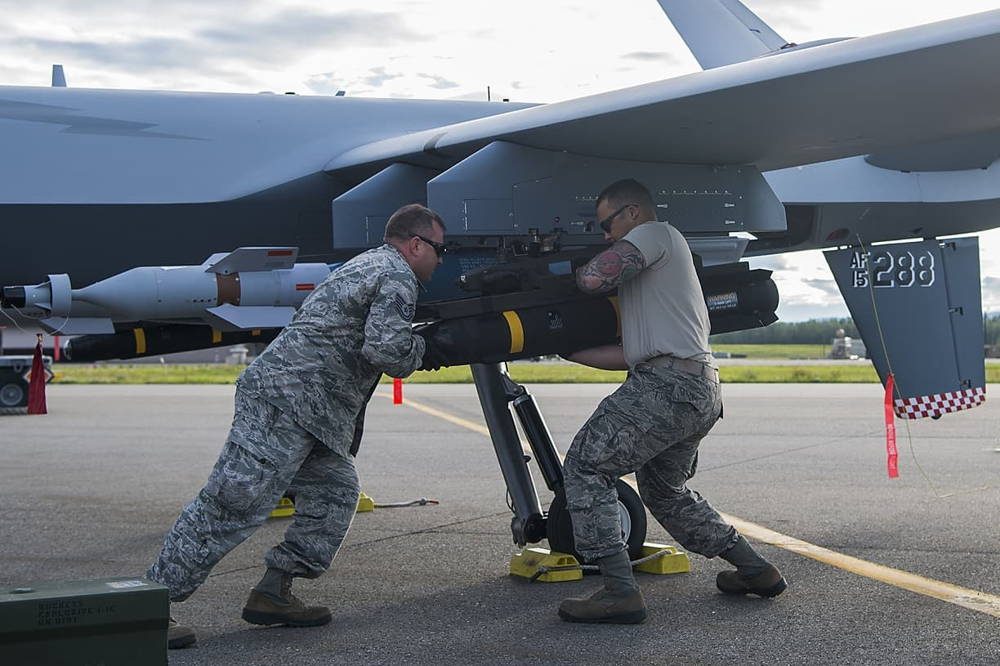 Aviones MQ-9 participaron en Red Flag Alaska por primera vez