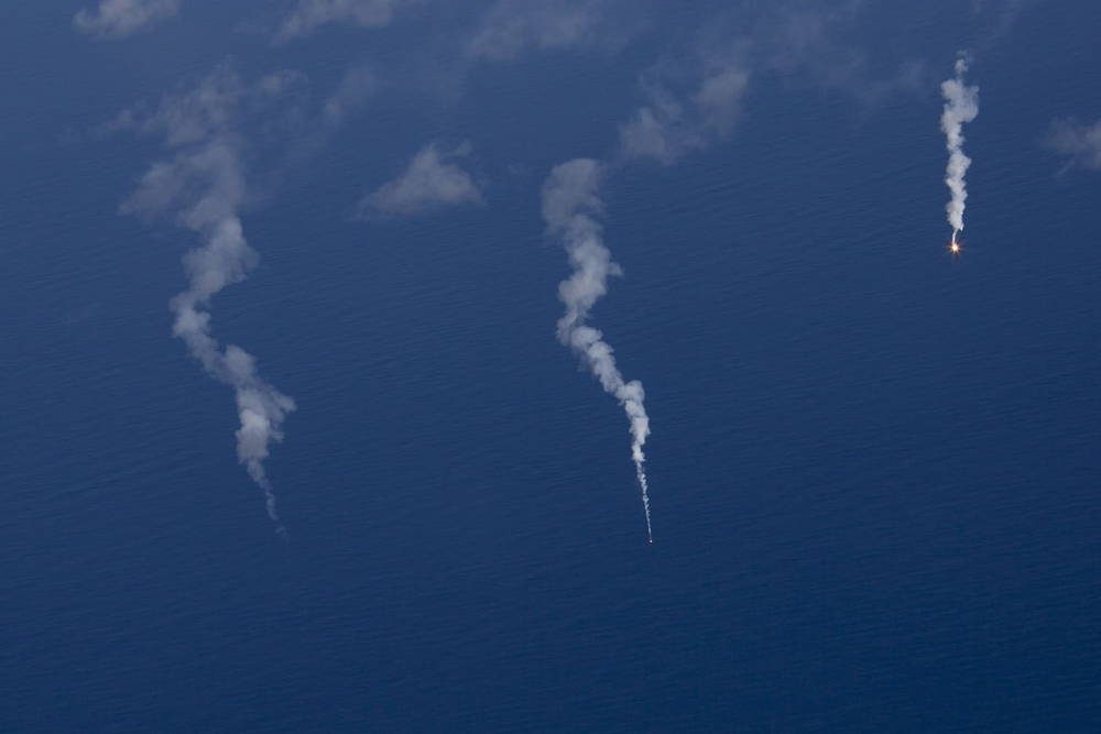 F-35B del Cuerpo de Marines de EE.UU. completa una patrulla aérea de combate con un misil AIM-9X