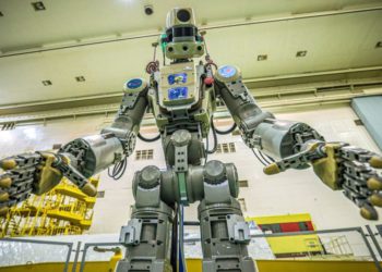 Robot humanoide Fedor de Rusia no logró acoplarse a la Estación Espacial Internacional