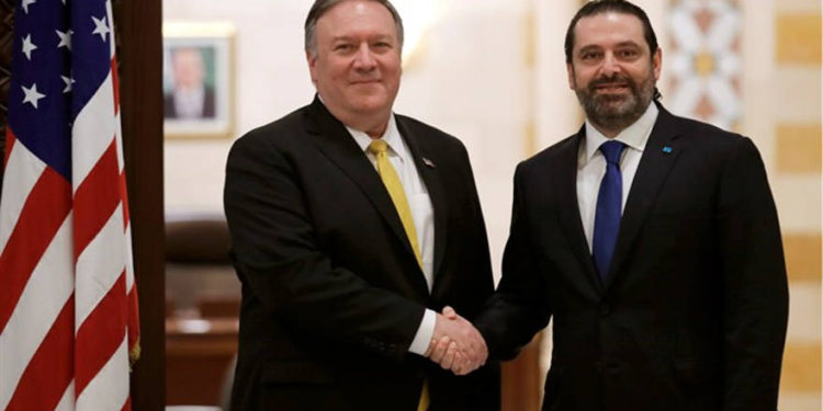 Mike Pompeo conoce a Saad Hariri Reuters