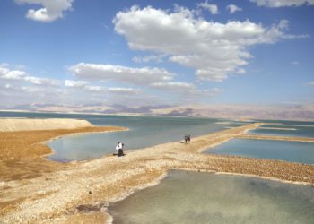 Una vista del mar muerto. (crédito de la foto: REUTERS)