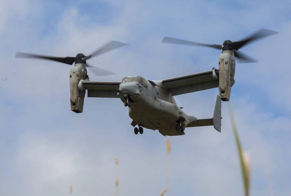 Flota V-22 Osprey supera la marca de 500.000 horas de vuelo