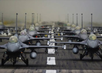 Cazas F-16 de la Fuerza Aérea de EE.UU. participaron en entrenamiento aéreo en Alemania