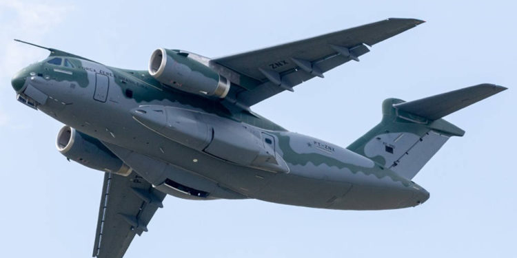 El Embraer KC-390 en el Salón Aeronáutico de París 2019 | Foto: Wikimedia Commons