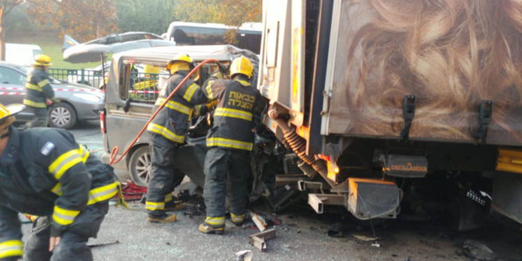 2 muertos en accidente en Ramat Gan