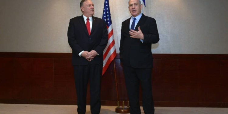 Netanyahu a Pompeo: Israel “contraataca activamente” la agresión iraní