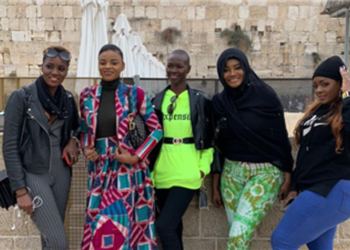 Reinas de belleza de África visitaron Israel