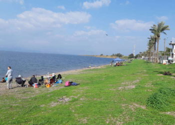 El Kinneret se eleva 10 cm durante el fin de semana