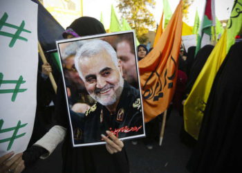 Hezbolá revela estatua de Soleimani en la frontera entre Líbano e Israel