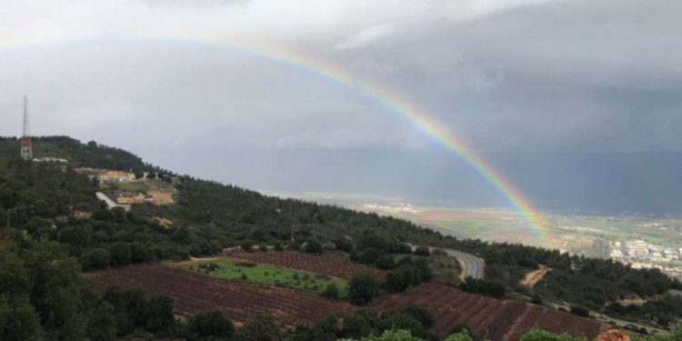 Arcoíris sobre Israel trae un bienvenido descanso de semanas de tormentas