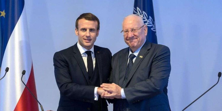 Rivlin insta a Francia a apoyar a Israel y oponerse a la investigación de la CPI