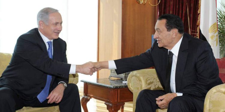 Netanyahu expresa “profunda tristeza” por la muerte del ex presidente egipcio Hosni Mubara