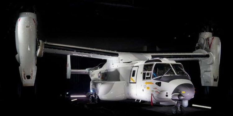 La Marina de EE.UU. recibe el primer CMV-22B Osprey