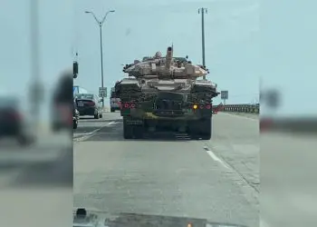 Un tanque T-90 de Rusia fue visto en los EE. UU.