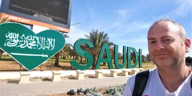 Alex Lapshin en Arabia Saudita( Foto: Alex Lapshin )