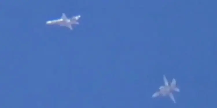 Video del derribo del avión L-39 de Siria por los F-16 de Turquía sobre Idlib