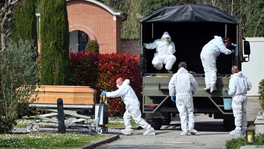 Italia registra récord de 919 muertes por coronavirus en un día