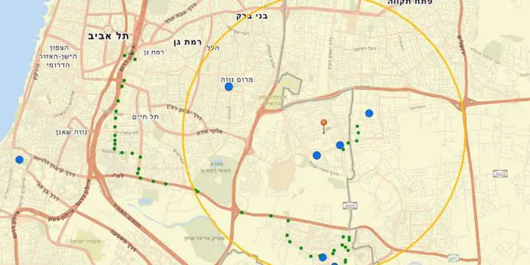 Mapa interactivo de la propagación del Coronavirus en Israel