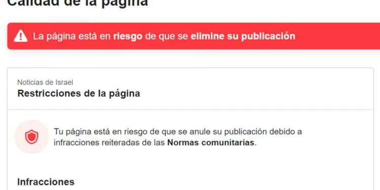 Facebook podría eliminar nuestra Fanpage