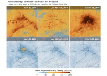 Niveles de contaminación descienden en China tras cuarentena por coronavirus
