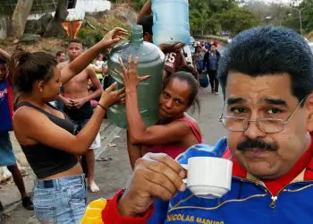 Venezolanos rompen cuarentena para exigir agua