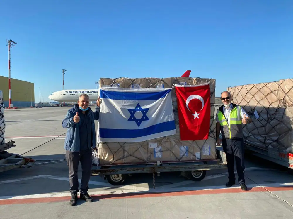 Avión de El Al aterriza en Turquía para recolectar suministros médicos para EE.UU.