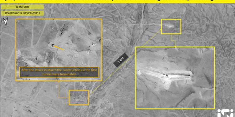 Irán construye nuevo túnel en base militar de Siria