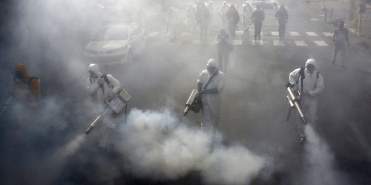 Disinfecting the streets of India