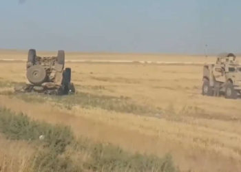 Soldados estadounidenses heridos en Siria en accidente de vehículo blindado