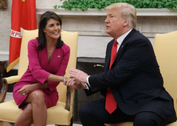 Nikki Haley: No me presentaré a la presidencia si lo hace Trump