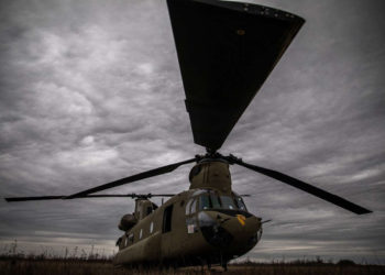 Nuevo helicóptero CH-47F de Singapur en las instalaciones de Boeing