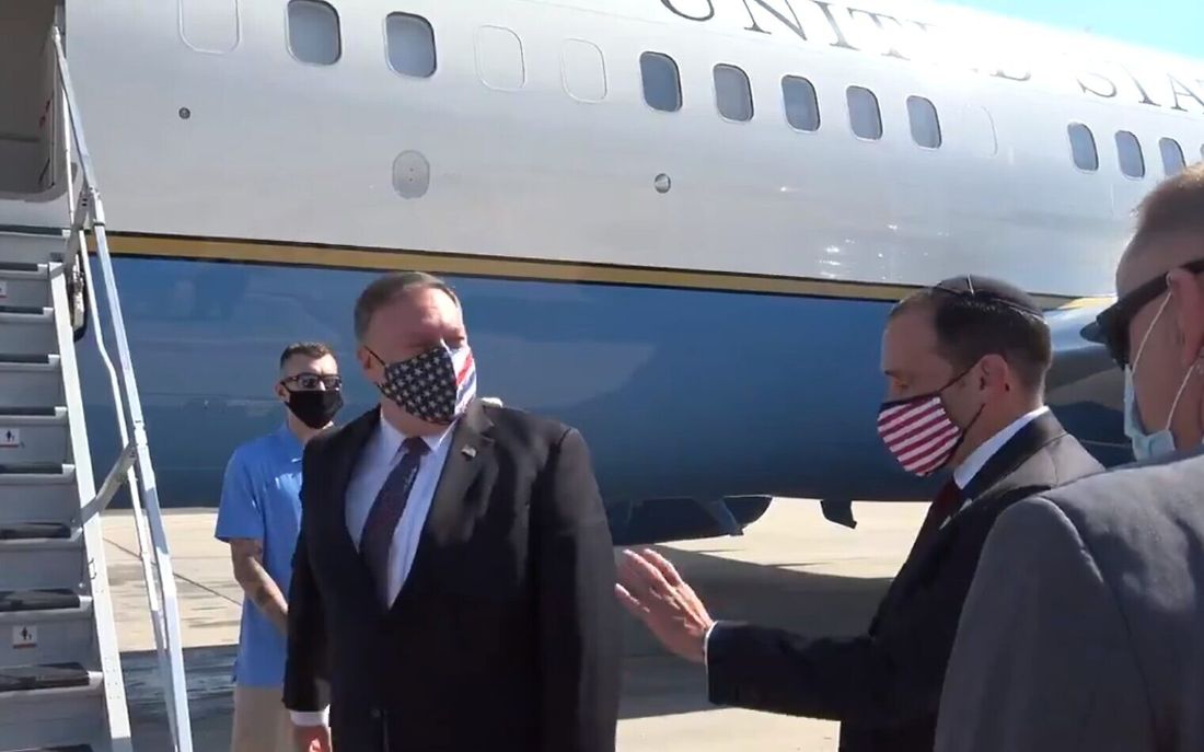 Pompeo despega de Israel en el primer vuelo directo de Tel Aviv a Sudán