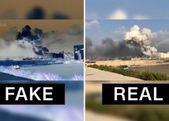 Videos manipulados ya están fingiendo la causa de la explosión en Beirut