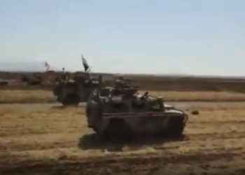 Colisión entre blindados de EE.UU y portatropas de Rusia en Siria