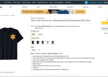 Amazon recibe críticas por la venta de camisetas alusivas al Holocausto