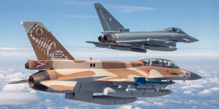 Sobrevuelo conjunto de cazas de Israel y Alemania, otra forma de decir: "Nunca más"