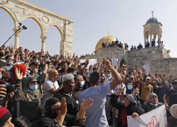 Protestas en el Monte del Templo contra “el enemigo de Alah” Macron