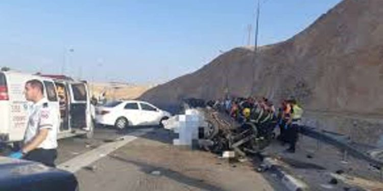 Dos muertos en accidente de tránsito en el este de Jerusalem