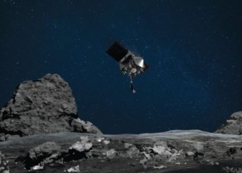 Nave de la NASA toma una muestra de rocas de un asteroide