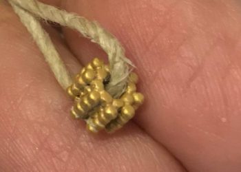 Cuenta de oro de la era del Primer Templo hallada en Israel
