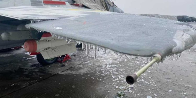 Lluvia helada podría causar grandes problemas a la Fuerza Aérea de Ucrania