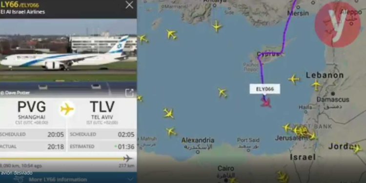 Avión de El Al se desvió durante ataque aéreo en Siria para evitar fuego antiaéreo