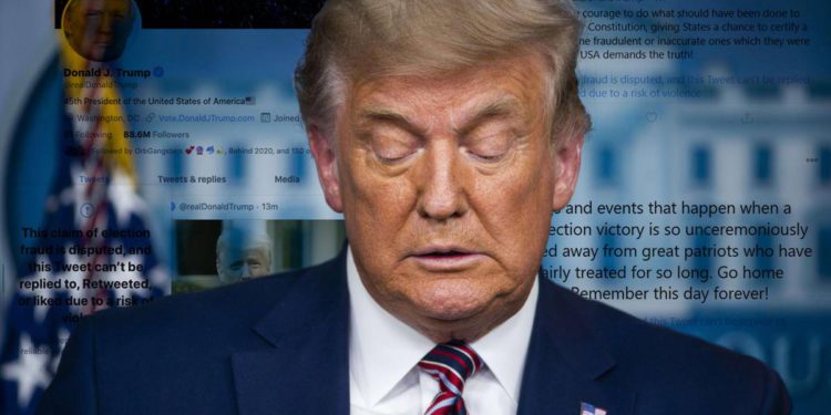 Twitter bloquea la cuenta de Trump y amenaza con suspensión permanente