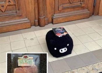 Carne de cerdo dejada fuera de 2 sinagogas suizas