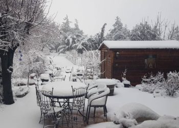 Tormenta de nieve en Israel