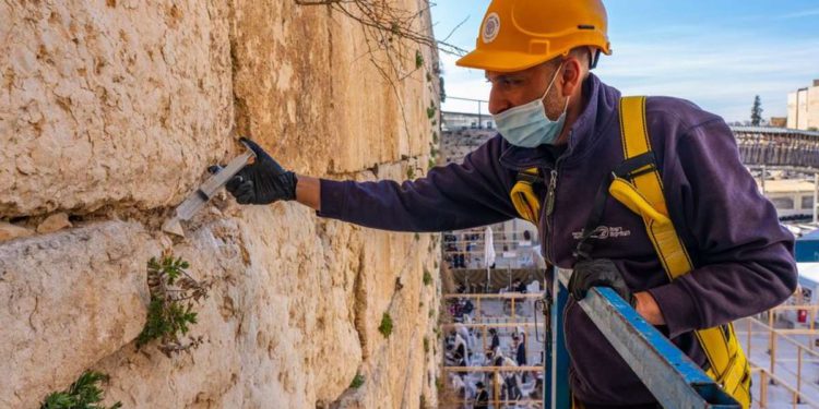 La “vacunación” del Muro Occidental para su preservación