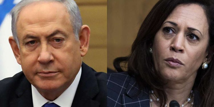 Netanyahu habló con la vicepresidente Kamala Harris