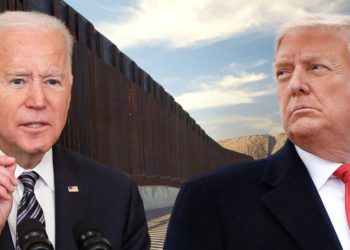 Migrantes entran en EEUU por brechas del muro tras la orden de Biden de parar construcción